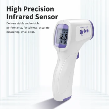 

ET-900 Handheld Electronic Thermometer Portable Forehead Thermometer High Precision Infrared Fever Reminder Thermometer