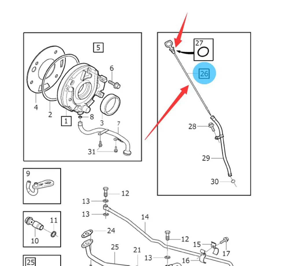 30731177 двигатель масляный щуп для измерения уровня щупе для VOLVO S80 1999 2000 2001 2002 2003 2004 2005 XC90 2003 2004 2005