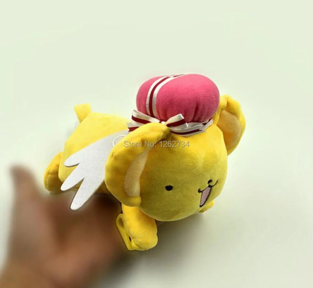 EMS 100/лот 17 см брелок Cardcaptor Sakura Kero SPINEL SUN Riding на плече плюшевый рисунок с куклой