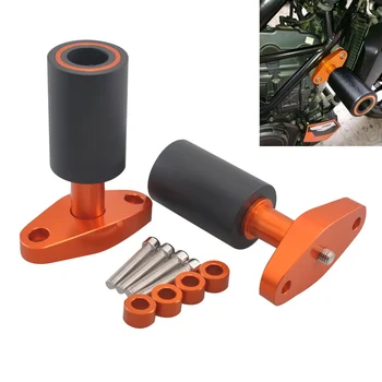 

Motorcycle Aluminum Frame Slider Guard Anti Crash Protector Pads Falling Protection Fit for KTM Duke 125 200 390 2012-2015