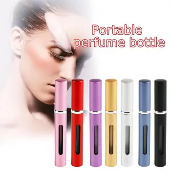 

5ml Mini Portable Travel Refillable Perfume Atomizer Pump Bottle For Spray Cosmetic Scent Container Empty Perfume bottle Ca B0M2