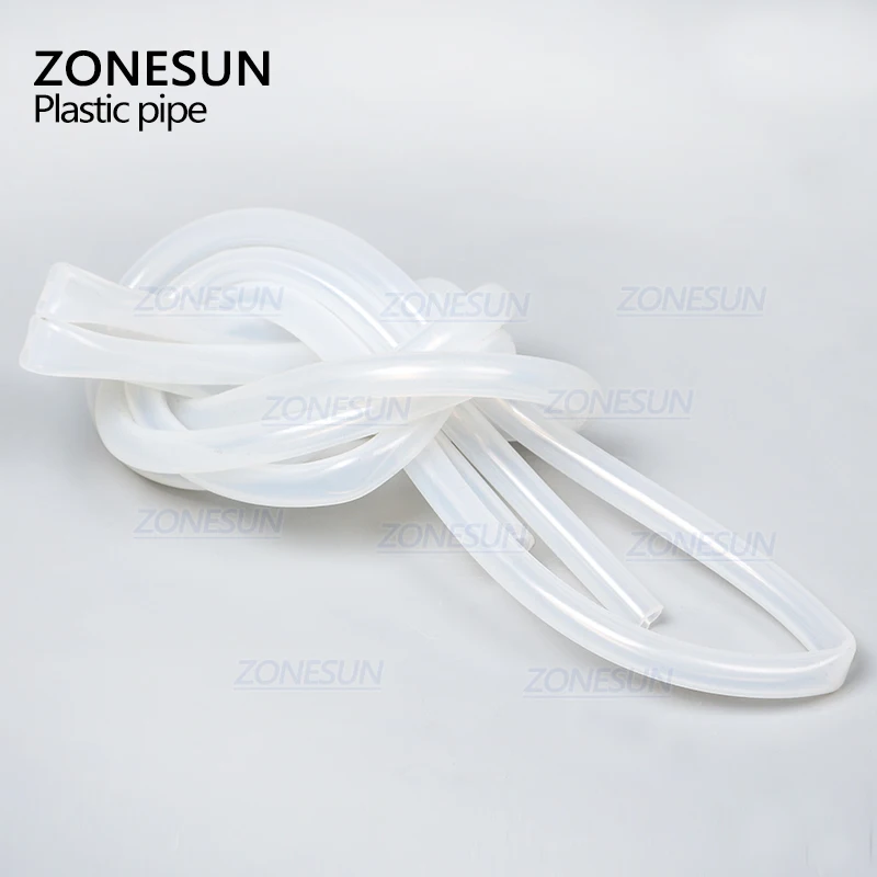 ZONESUN 2m Hose for ZS-GFK160 Inside Diameter 7mm Round Tube Connect To Filling Machine