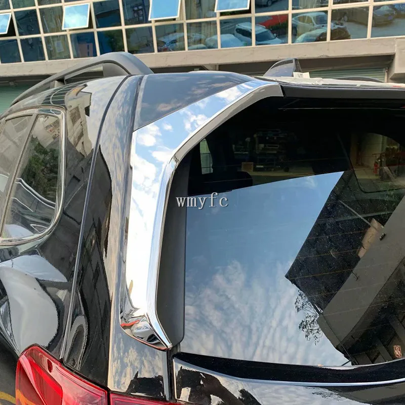 ABS Chrome Exterior Accessories Rear Window Side Triangle Decoration Cover Trim For Subaru Forester SK Styling