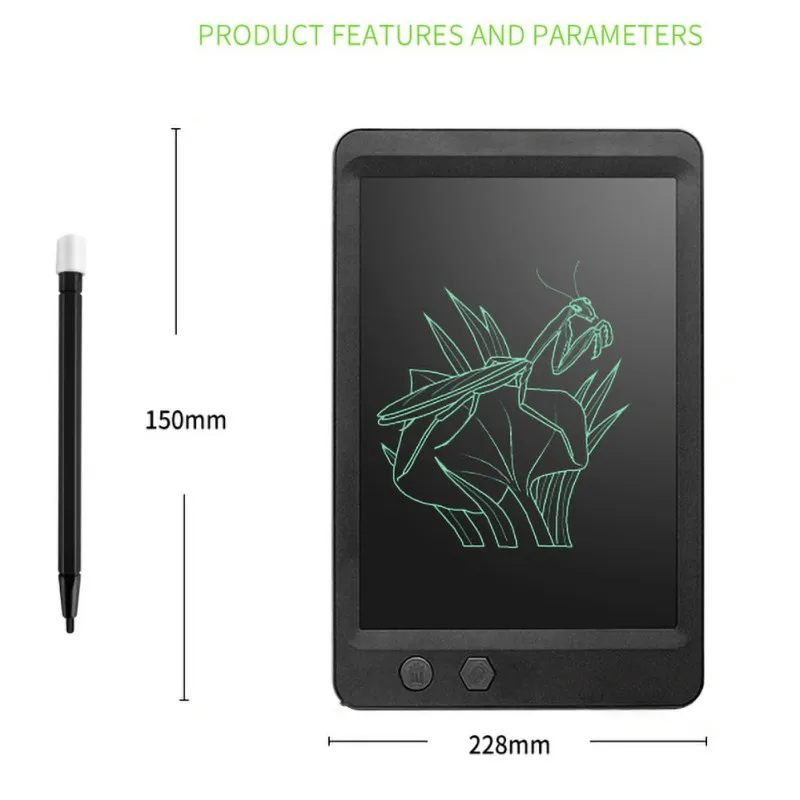 ЖК-дисплей записи планшет для рисования безопасное защитное Портативный Детские Каракули доска advanced ЖК-дисплей чувствительная к давлению технологии