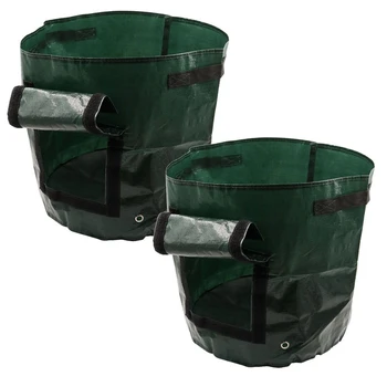 

2PC DIY Potato Grow Planter PE Cloth Planting Container Bag Thicken Garden Pot Plant Flower Potato Garden Pot Planters