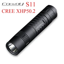 Comboio S11 Lanterna Lanterna Led Cree XHP50.2 Poderosa Tocha Luz Acampamento Lanterna 18650 26650 Lâmpada Mão Luz do Flash Tático