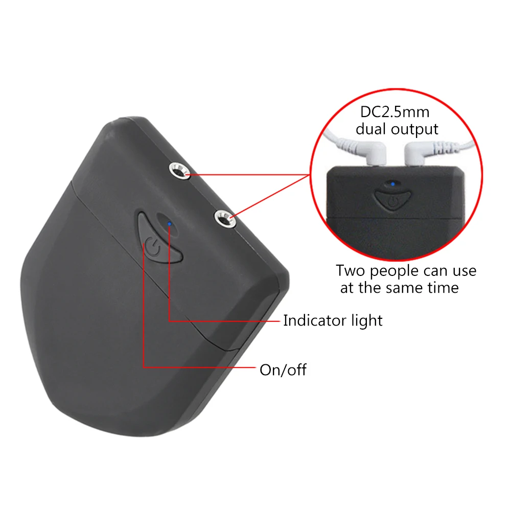 OLO Double Output Remote Electric Shock Host Electro Stimulation Clitoris Nipple Stimulator Medical Themed Toys Accessories
