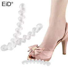 2 шт., высококачественные силиконовые гелевые невидимые накладки на пятке для обуви на высоком каблуке, сцепляющий клей, вкладыши для ухода за ногами