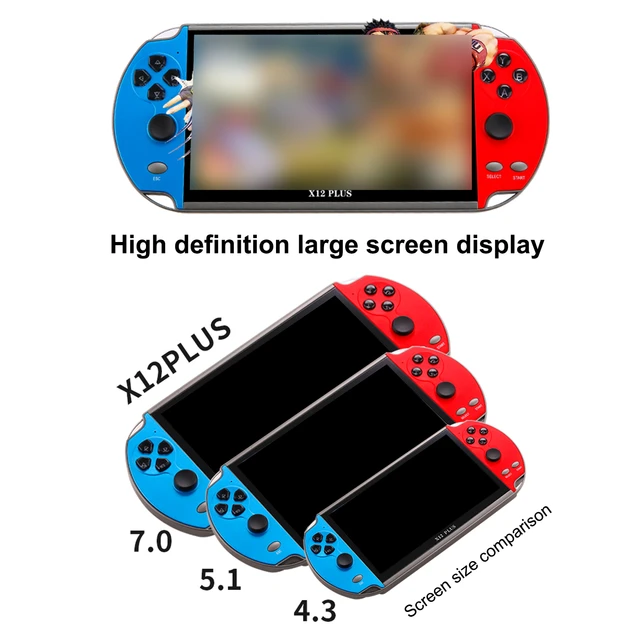  FAITDER-X12 Plus 7 Inch HD Screen Handheld Game