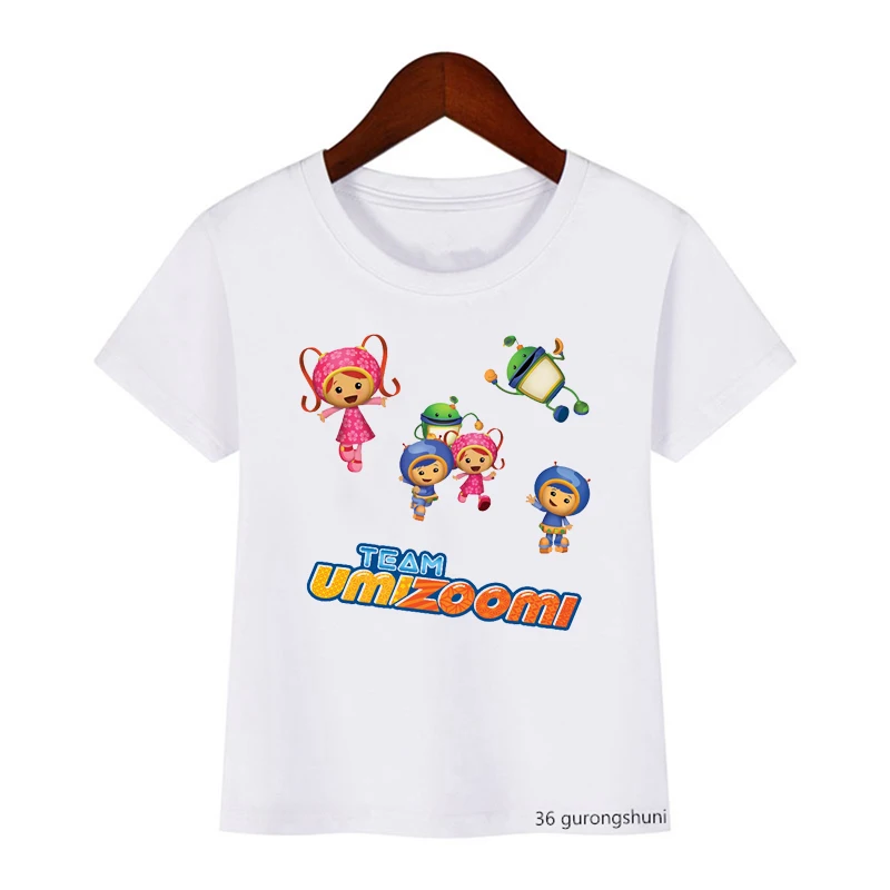 

T-Shirt For Boys/Girls Cute Team Umizoomi Cartoon Print Children'S Tshirt Summer Fashion Boys Clothes Toddler Shirt Camisole Top