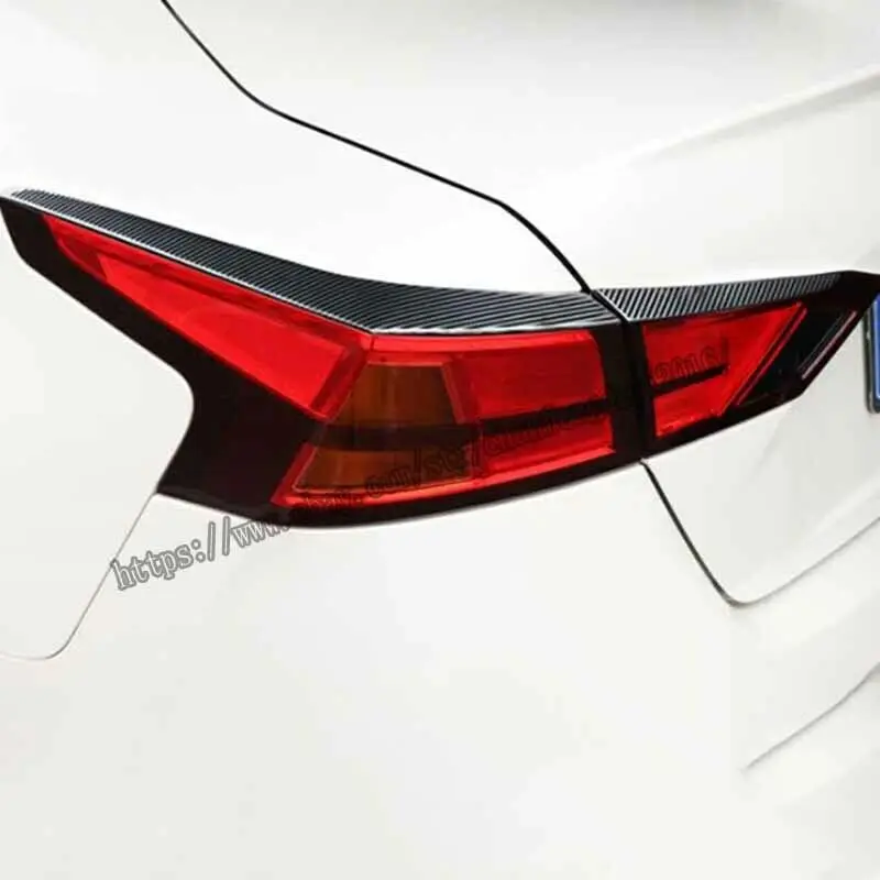 Подходит для Nissan Teana Altima углеродное волокно задний светильник крышка для бровей отделка 4 шт