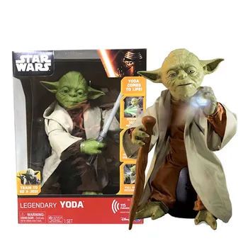 

Yoda Darth Vader Commando Force Awakens the Jedi Master Yoda anime character movable electric action figure toy model decoration