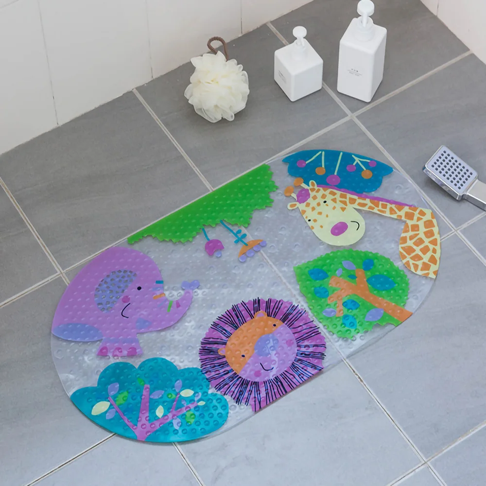 69*39cm Children's PVC Bath Mat Kids Cartoon Bathroom Non-slip Mat Used For  Toilet Non-slip Waterproof Floor Mat CN Shower Mat - AliExpress