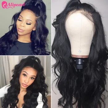 

Lace Front Human Hair Wigs Pre Plucked 130% 150% 180% 250% Density Brazilian Virgin Body Wave Lace Wigs For Women AliPearl Hair