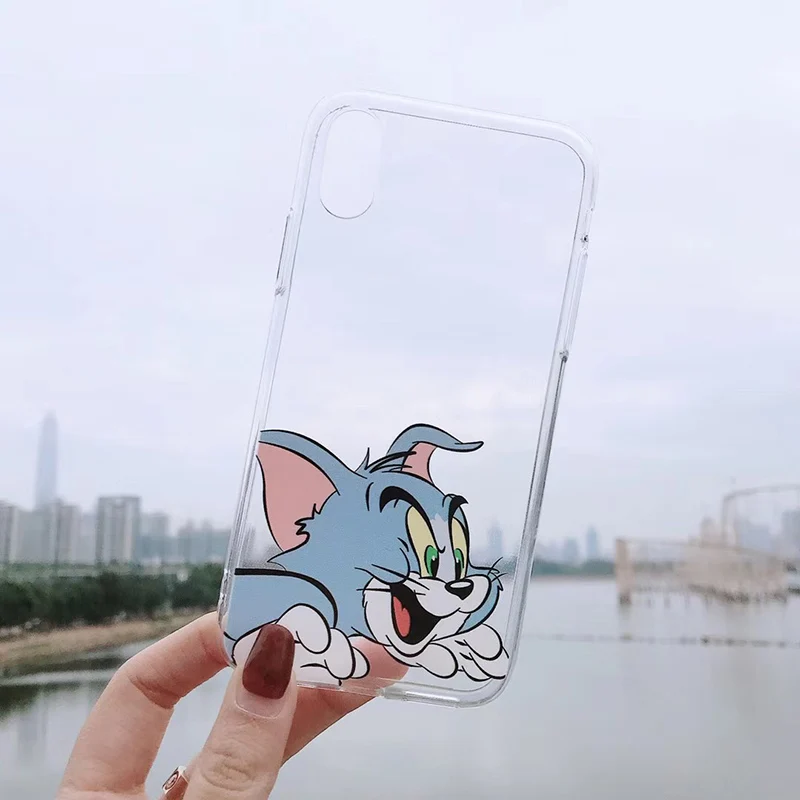 Чехол для телефона Tom Jerry для samsung Galaxy Note 10 S10e S10 S9 S8 S7 S6 Plus Lite edge Мягкий силиконовый чехол Ультратонкий чехол