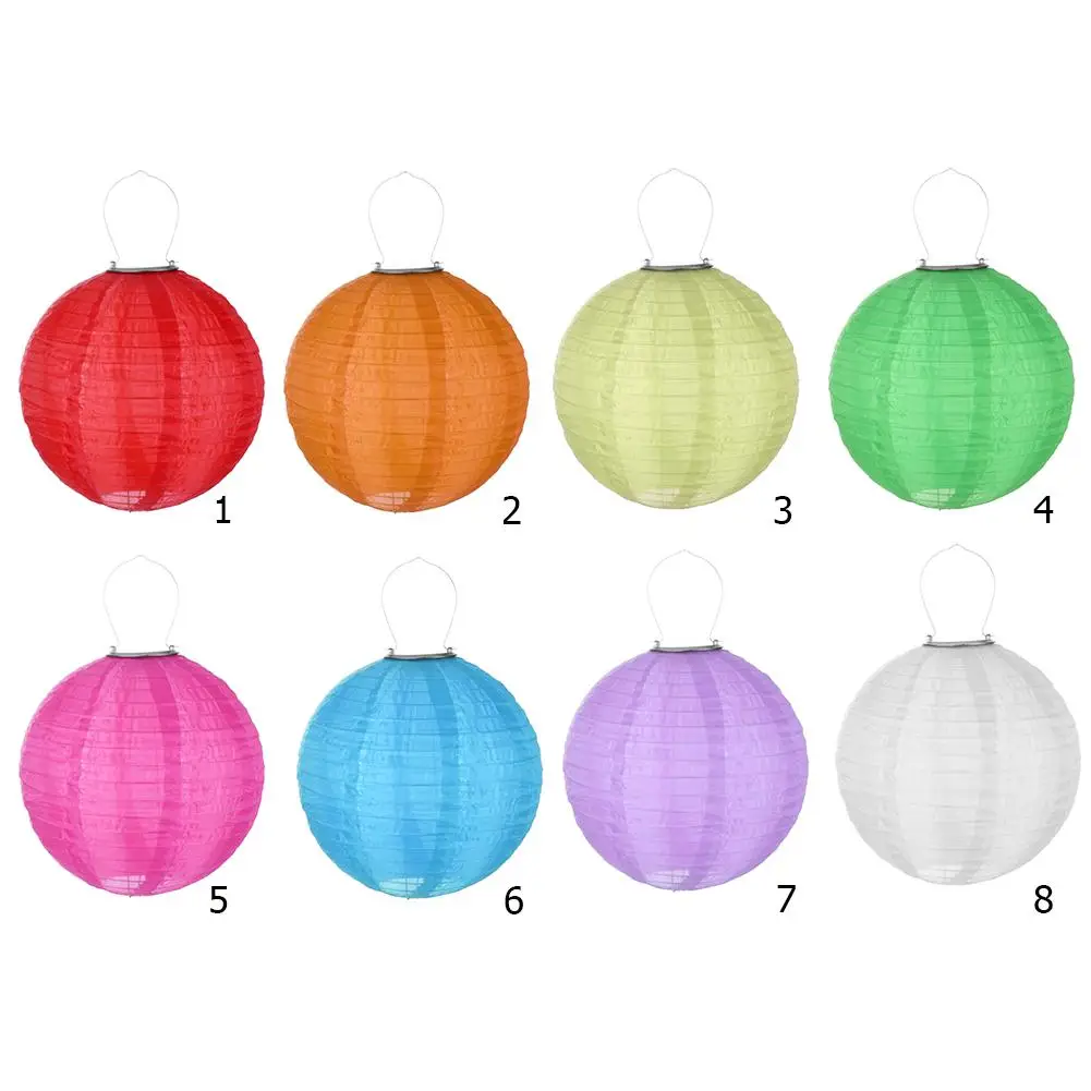 12in китайские фонарики на солнечной батарее для сада водонепроницаемые
