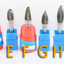 Вольфрамовая сталь Шлифовальная головка Вольфрамовая сталь Жесткий сплав роторный файл вольфрамовое сверло резак 6X10 одиночный файл