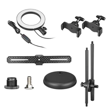 

Selfie Ring Light LED Ring Light with Tripod Stand & Cell Phone Holder for Live Stream/YouTube Video/Photography