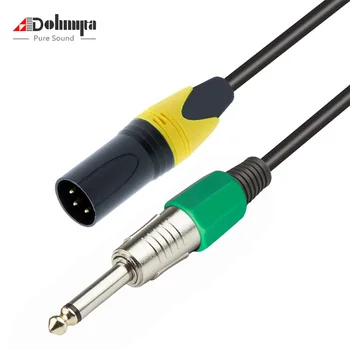 

1m-5m Professional 3-pin XLR Jack Female to 1/4" 6.35mm Stereo Male Plug Stereo Microphone Adapter Cable for audio electronics