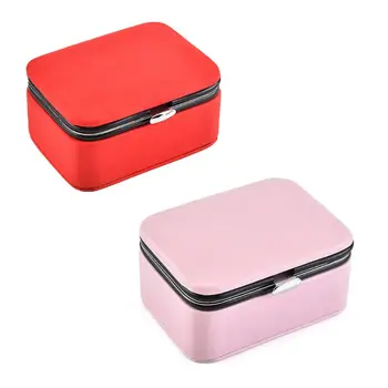 

Small Travel Jewelry Display Box Portable Jewellery Case PU Leather Container