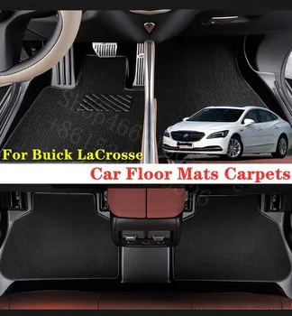 

Puou For Buick LaCrosse Car Floor Mats Carpets Front & Rear Full Set Custom auto foot Pads automobile waterproof carpet cover