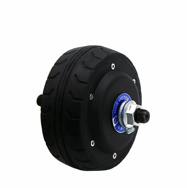 US $119.70 4 Inch DC Brushless Hub Servo Motor Driver Set BuiltIn Encoder Agv Trolley Motor ZLLG40ASM100