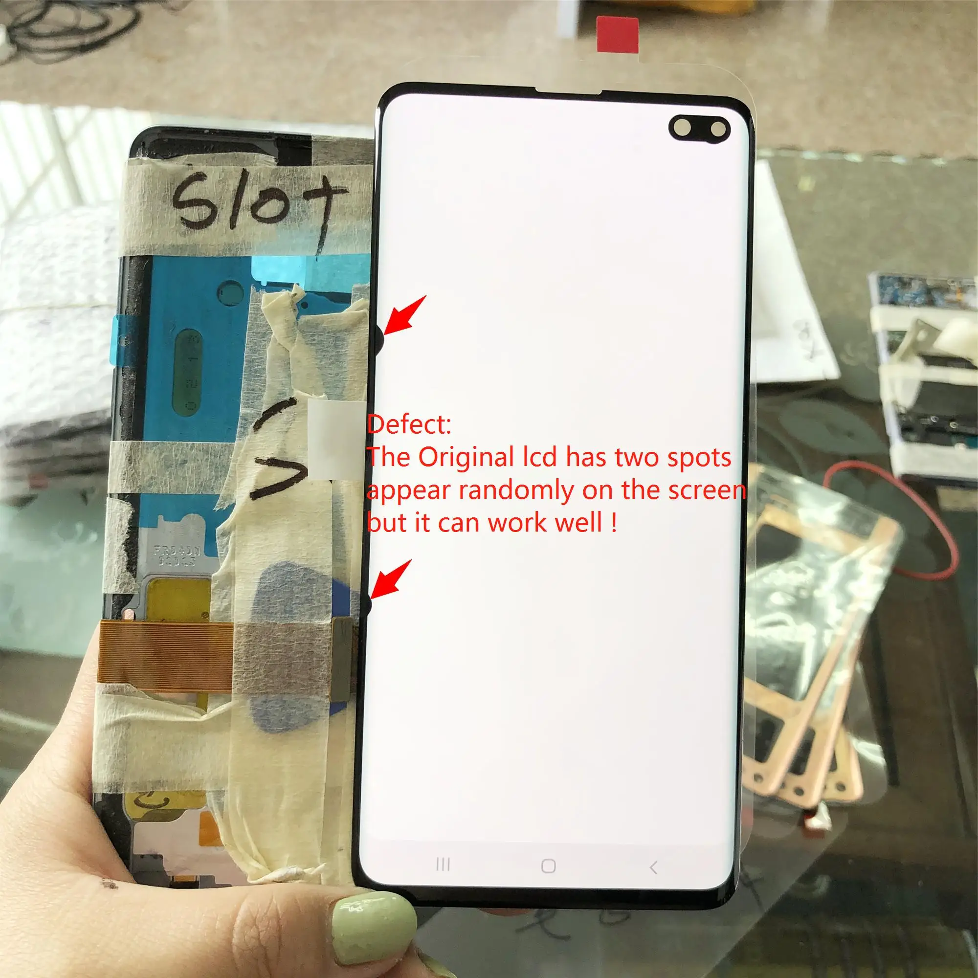 ORIGINAL SUPER AMOLED S10Plus LCD For SAMSUNG