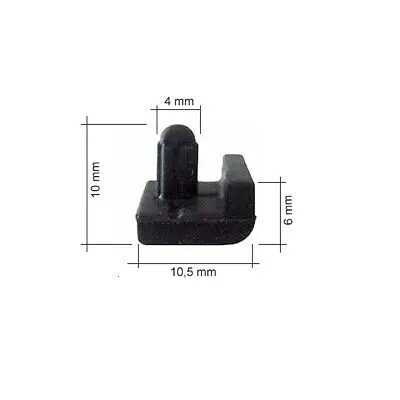 Per Gommino Antigraffio Griglia 1Pz Cucina Smeg Gas Candy Glem Gas Bn 99S0596 Inviato Dall'Italia