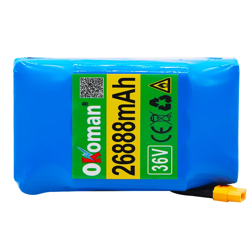 10S2P 36v литий ионная аккумуляторная батарея 26888 мА/ч 26.8AH для зарядки Ноута и