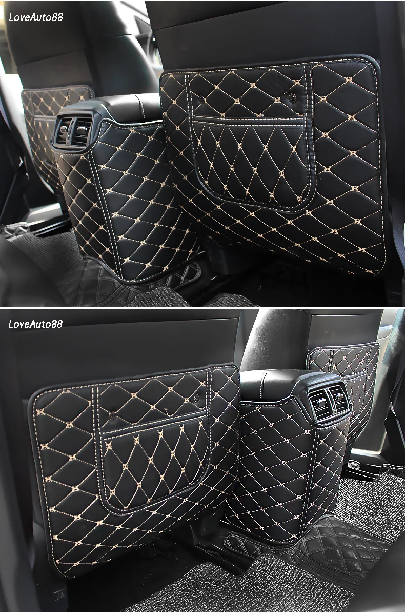 Заднее сиденье автомобиля анти-удар Pad задние сиденья Крышка подлокотник защитный коврик для Nissan X-Trail X trail T32 аксессуары
