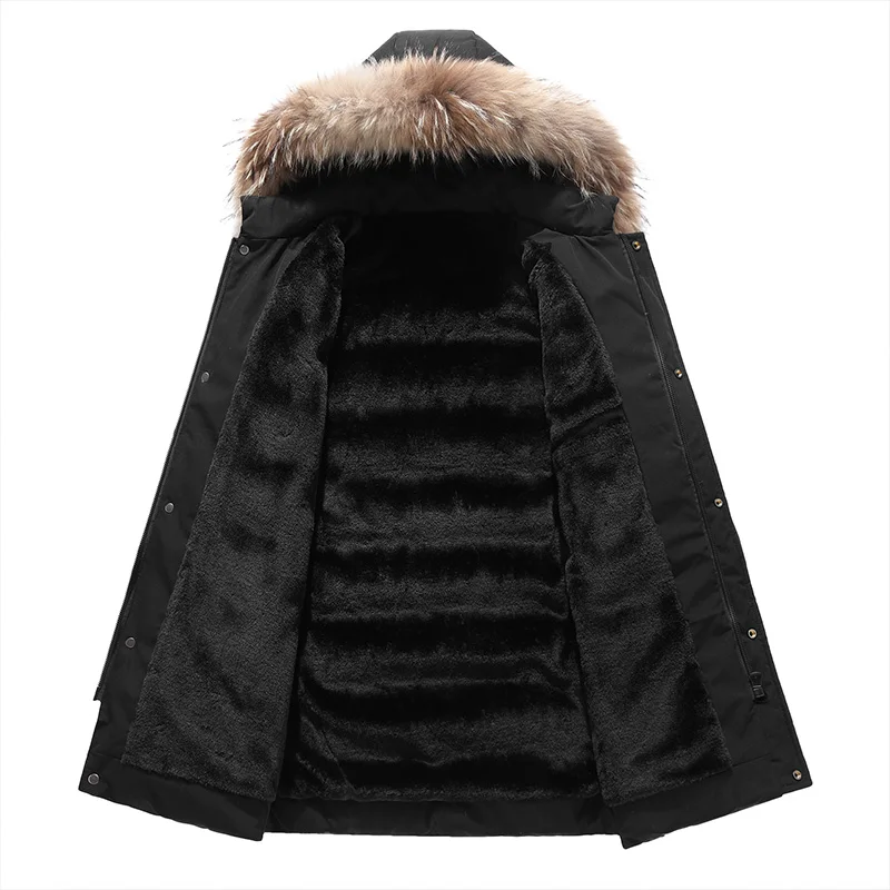 -30 Degree Snow Cold Winter Jacket Men Thicken Fleece Hooded Parka Coat Men Warm Jackets Windbreaker Coats Plus Size M-5XL -30 Degree Snow Cold Winter Jacket Men Thicken Fleece Hooded Parka Coat Men Warm Jackets Windbreaker Coats Plus Size M-5XL