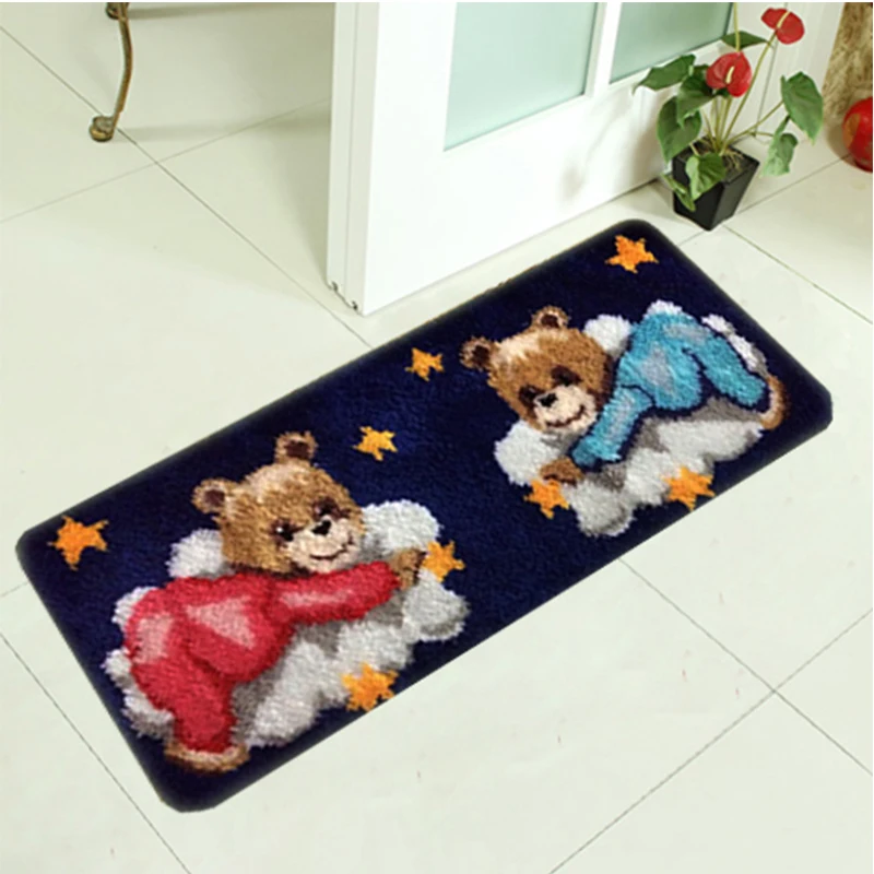 ^*Best Offers DIY Latch Hook Rug Kit Cross Stitc Cartoon Latch Hook Cushion Animals Carpet Embroidery Needlework Crochet Pillows Accessories ^*Best Offers DIY Latch Hook Rug Kit Cross Stitc Cartoon Latch Hook Cushion Animals Carpet Embroidery Needlework Crochet Pillows Accessories