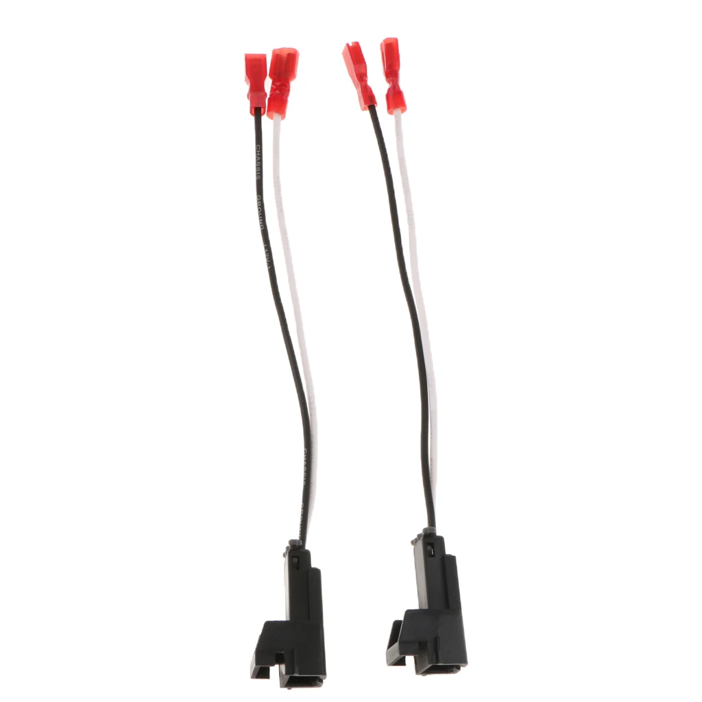 1 Pair Car Audio Speaker 2 Wire Harness 2-Pin Plug for Chevrolet Buick SUZUKI