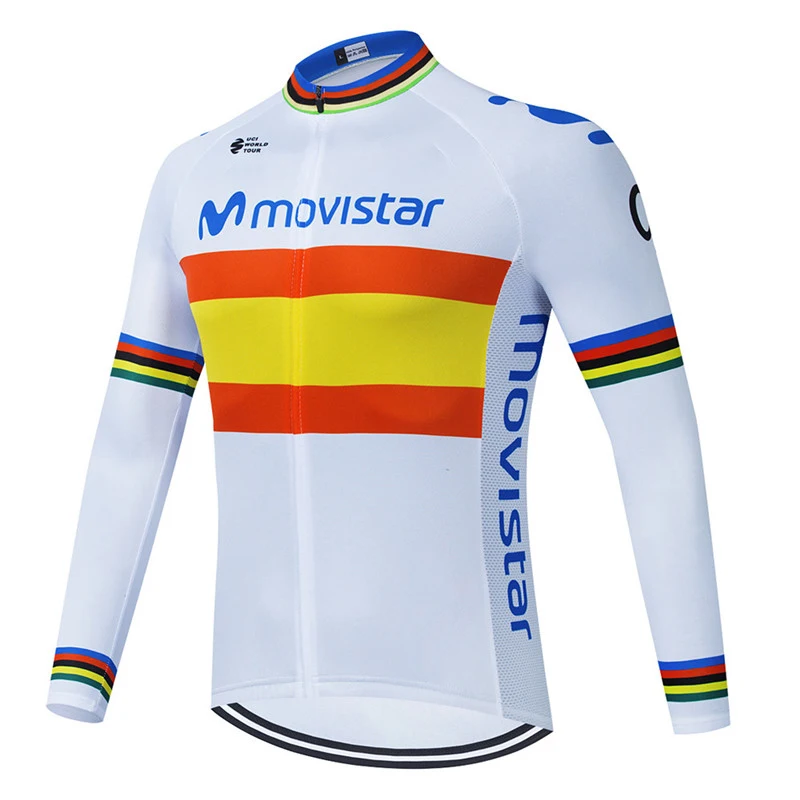 Movistar Spring Autumn Team Cycling Bib Pants MTB Bike Men Outdoor Cycling Trousers 19D Gel Pad Bike Bib Pants Quick Dry Jersey cycling pants cycling bib pants
