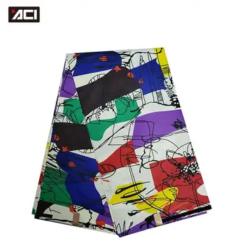 

ACI New Design Veritable Wax Block Prints Fabric 6 Yards/Piece African Print Java Veritable Wax African Ankara Fabrics Batik Wax