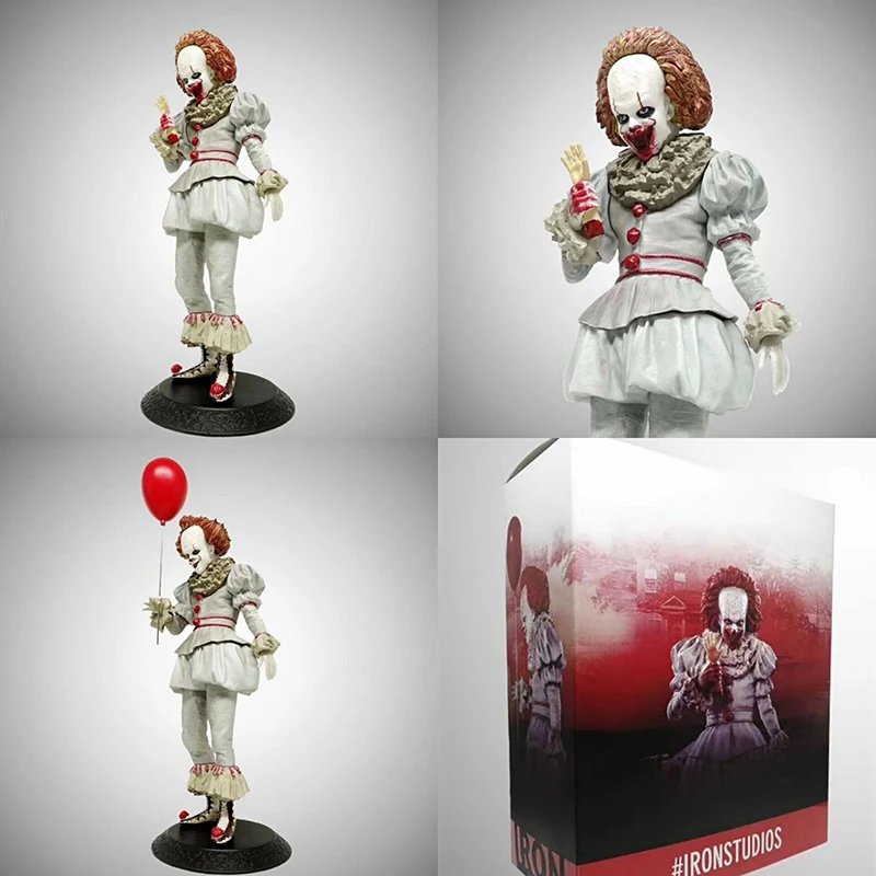 

23cm New Edition Stephen King's It Pennywise Changeable Head PVC Action Figure Toy Doll Christmas Birthday Gift