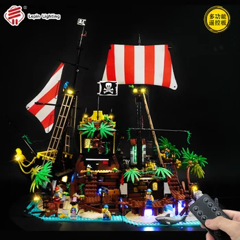 

MOC USB Powered LED Lighting Kit for Pirates of Barracuda Bay compatible with 21322 Building Blocks Bricks DIY toys