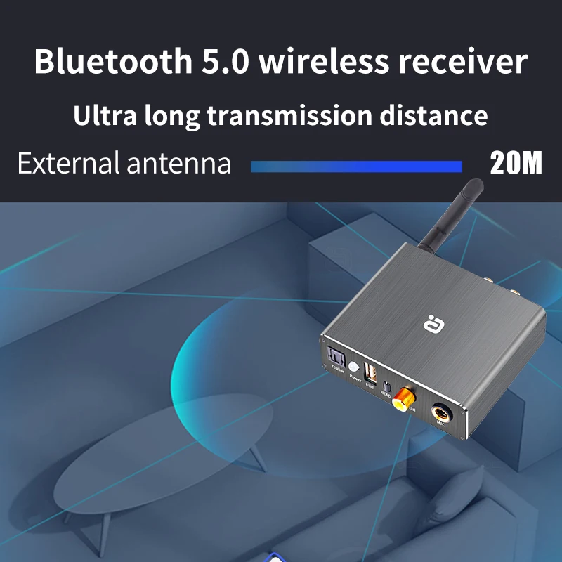DAC декодер адаптер Bluetooth 5 0 приемник Аудио Amp u диск плеер KTV микрофон оптический