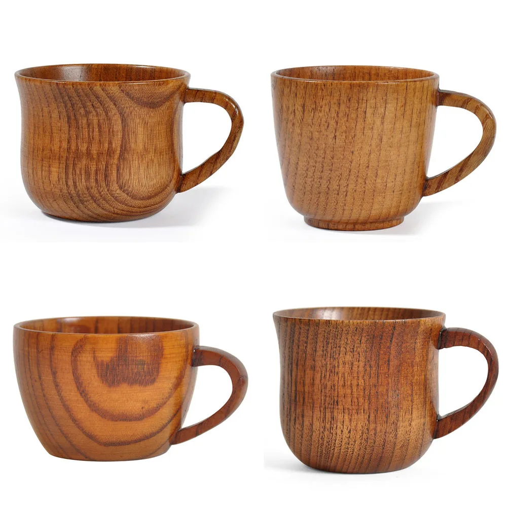 Bamboo Cups Primitive Drinking Cup Coffee Beer Drinkware Tea Cup Travel
Teaware Cup Water Bottle Home Handmade Wooden Cup Gifts