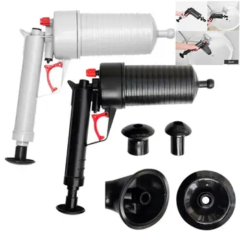 Nieuwe Air Power Afvoer Blaster pistool Hoge Druk Krachtige Handmatige sink Plunger Opener cleaner pomp voor Bad Toiletten Badkamer 2019 Nieuwe Air Power Afvoer Blaster pistool Hoge Druk Krachtige Handmatige sink Plunger Opener cleaner pomp voor Bad Toiletten Badkamer 2019