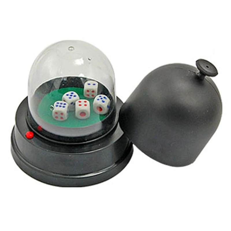 

Automatic Dice Roller Cup Battery Operated with 5 Dice