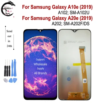 

LCD With Frame For SAMSUNG Galaxy A10e A20e 2019 Display A102 A202 SM-A202F/DS LCD Screen Touch Digitizer Assembly Module Tested