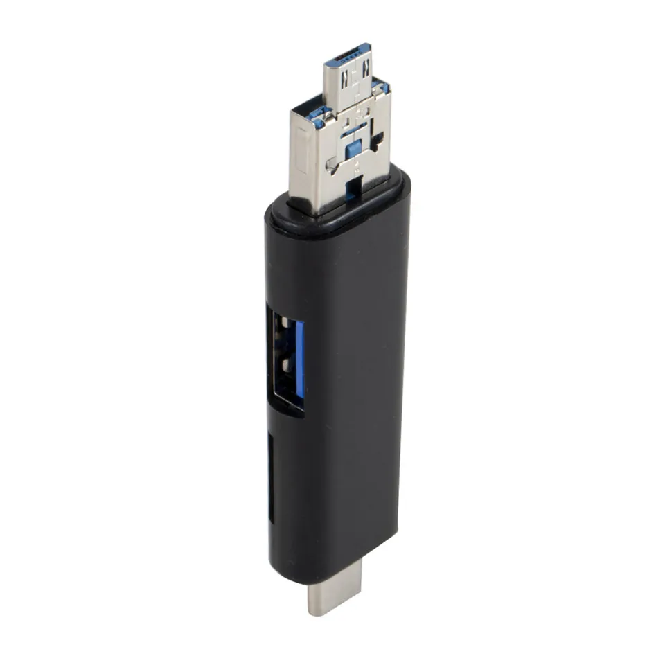 Кардридер usb type C для SD Micro SD TF адаптер для ноутбуков Аксессуары OTG кардридер смарт-карта памяти SD кардридер