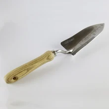 Ручная лопатка-копать, лопата и завод-Садовая лопатка из нержавеющей стали, деревянная ручка