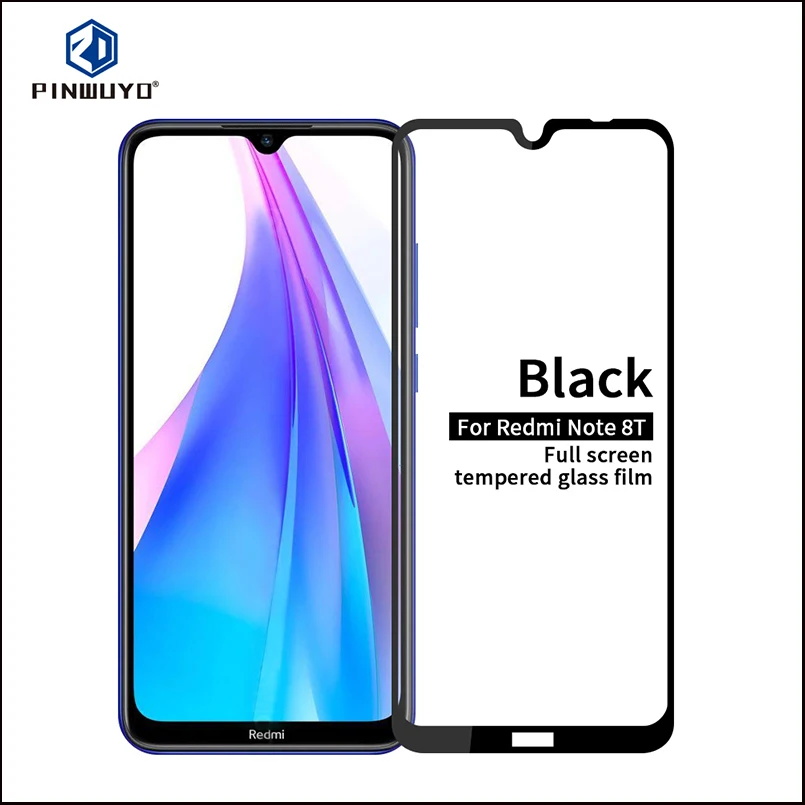 Для Xiaomi Redmi Note 8T закаленное стекло полное покрытие экрана Закаленное стекло протектор экрана для Xiaomi Redmi Note 8T
