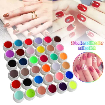 

Hot Nail Polish 36 Color Phototherapy Gel Nail Manicure Set Nail Shop Family Essential Tools CNT 66