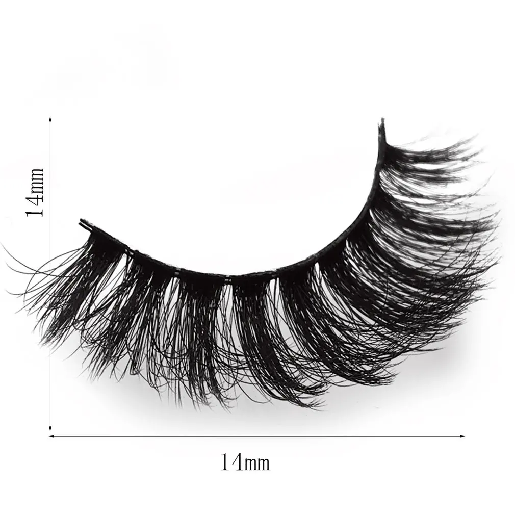 

1Pair/box Natural Thick Long 3D False Eyelashes 100% Natural Curl Hand-Made Fake Lashes Beauty Makeup Eye Lashes Extension Tools