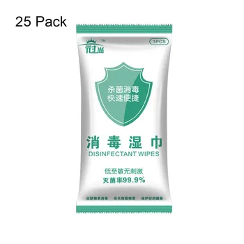 

Physical Surface Antibacterial Wet Wipe Tissue Clean Hand Health Care 25 Pack Swabs Wet Wipes Skin Cleaning Care Sterilization