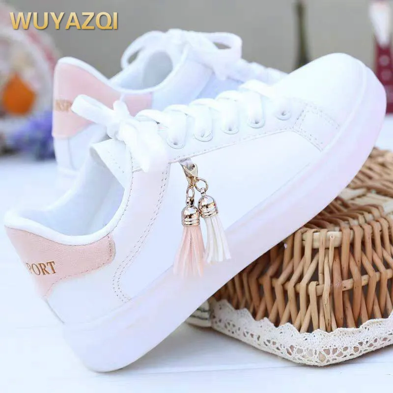 White Shoes Korean Fashion Ladies Mesh WUYAZQI Q8 Students