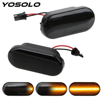 

A Pair LED Car Dynamic Side Marker Turn Signal Blinker Light For VW Bora Golf 3 4 Passat 3BG Polo SB6 SEAT Ibiza Leon Skoda Ford